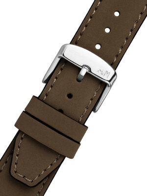 Brown leather strap Morellato Square 5672D73.032 M