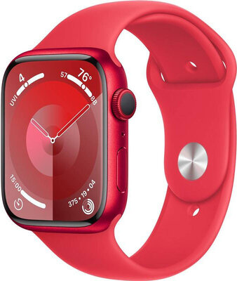 Apple Watch Series 9 GPS + Cellular 45mm (PRODUCT) RED Aluminium Case / (PRODUCT) RED Sport Band - S/M