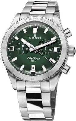 Edox SkyDiver Chronograph Quartz 10116-3-vidn Limited Edition 1000pcs ( + spare strap )