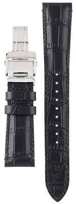 Black leather strap Orient Star UL031011J0, folding clasp (for model RE-AV00)