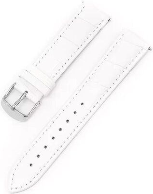 White leather strap Ricardo Bergamo