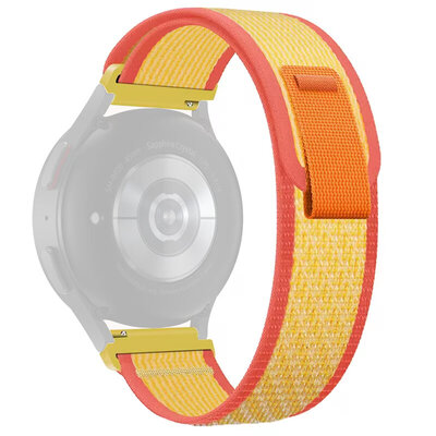 Quick Release strap 22mm, nylon, orange, velcro (Garmin Venu 3, Forerunner 265, Vívoactive 4, etc.)