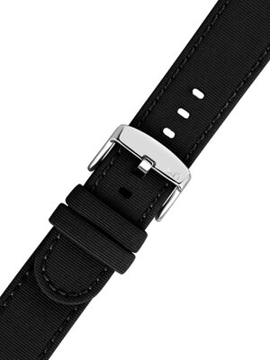 Black strap Morellato Viareggio 5969E13.019 M (recycled material)