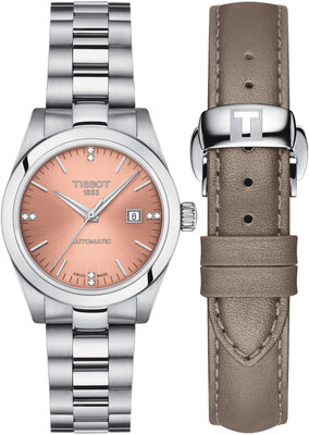 Tissot T-My Lady Automatic T132.007.11.336.00 (+ spare leather strap)