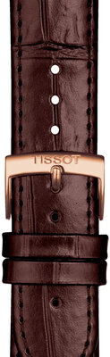 Brown leather strap Tissot T852.043.014