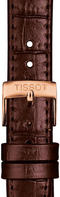 Brown leather strap Tissot T852.043.042