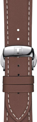 Brown leather strap Tissot T852.044.597