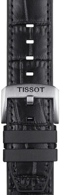 Black leather strap Tissot T852.046.761