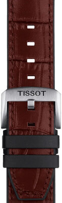 Brown leather strap Tissot T852.046.767