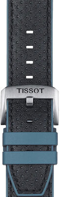 Black leather strap Tissot T852.046.785