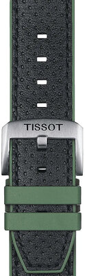 Black leather strap Tissot T852.046.787