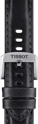 Black leather strap Tissot T852.046.834