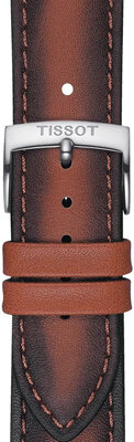 Brown leather strap Tissot T852.046.842