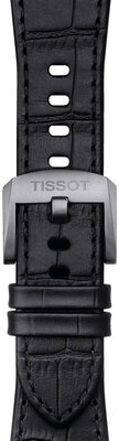 Black leather strap Tissot T852.047.562 for Tissot PRX 40mm