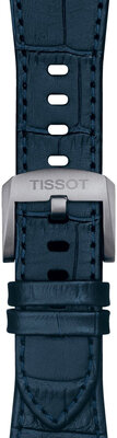 Blue leather strap Tissot T852.047.701 for Tissot PRX 40mm