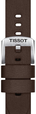 Brown leather strap Tissot T852.048.211