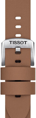 Brown synthetic strap Tissot T852.048.213