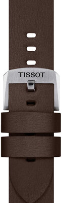 Brown leather strap Tissot T852.048.215