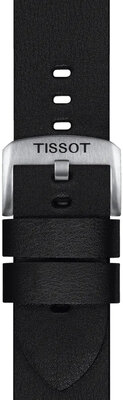 Black leather strap Tissot T852.048.225