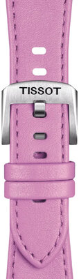 Pink leather strap Tissot T852.049.546 for Tissot PRX 35mm