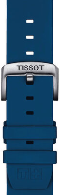 Blue silicone strap Tissot T852.047.175