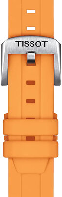 Orange silicone strap Tissot T852.047.452