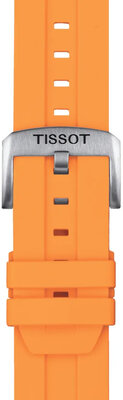 Orange silicone strap Tissot T852.047.918