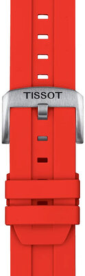 Red silicone strap Tissot T852.047.920