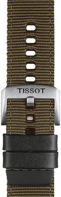 Green textile strap Tissot T852.046.756