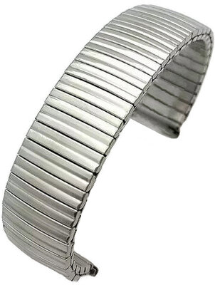 Silver metal bracelet Ricardo Syracuse, flexible pull