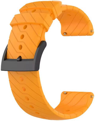 Ricardo Silicone Strap 24mm (for Suunto), orange, Quick Release