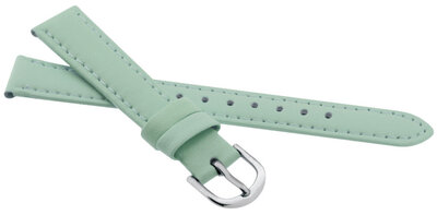 JVD leather strap, 14mm, green, children's