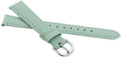 JVD leather strap, 14mm, green, children's