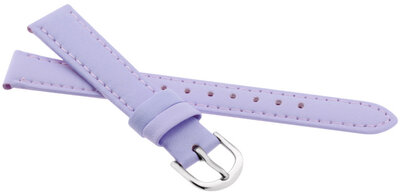 JVD leather strap, 14mm, purple, children's