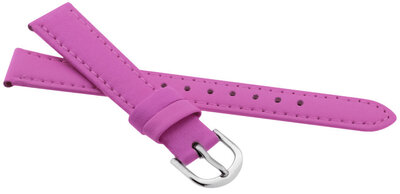 Leather strap JVD, 14mm, pink V2, children's