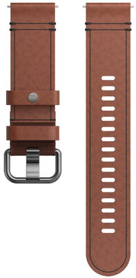 Leather strap Polar 22mm, brown, size M/L