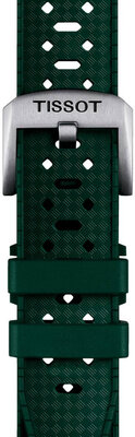 Rubber strap Tissot T852.049.961 20mm, green