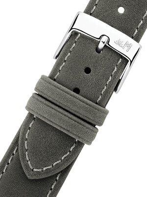 Leather strap Morellato Kahlo 6022E23.094 M, grey