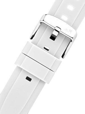 Rubber strap Morellato Moon 6060556.017 M, white