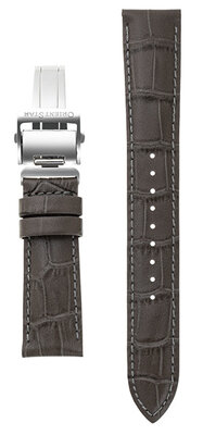 Leather strap Orient Star UL027018J0 21mm (for model RE-AV0B), brown