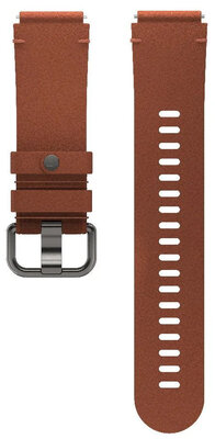 Leather strap Polar 20mm, brown, size M/L