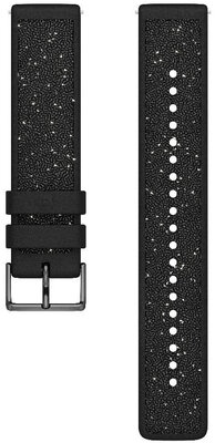 Polar silicone strap 20mm, black, size S/M