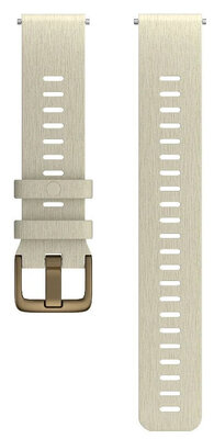 Silicone strap Polar Pacer 20mm, white, size S-L