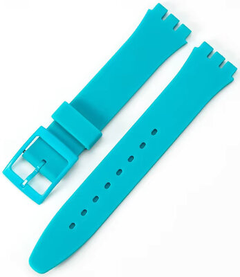 Silicone strap Ricardo 19mm (for Swatch), turquoise V1