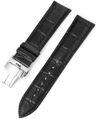 Ricardo Cortona leather strap, black V2