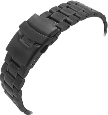 Steel bracelet Ricardo Benevento, black V2