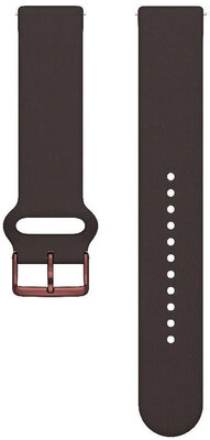 Polar silicone strap 20mm, brown, size S-L