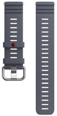 Polar 22mm silicone strap, grey, size S-L