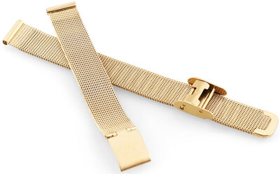 Metal strap JVD RJ-TS69 17mm, gold, Milanese