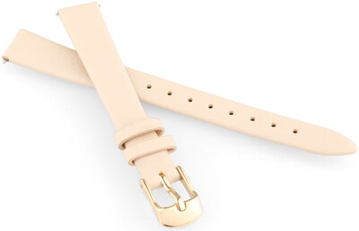 Leather strap JVD RSUN-F16 12mm, beige